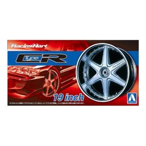 AOSHIMA 05393 - 1:24 Felgi + Opony Racing Hart Type CR'19