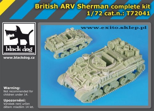 Przejdź do produktu BLACK DOG T72041 - 1:72 British ARV Sherman complete kit