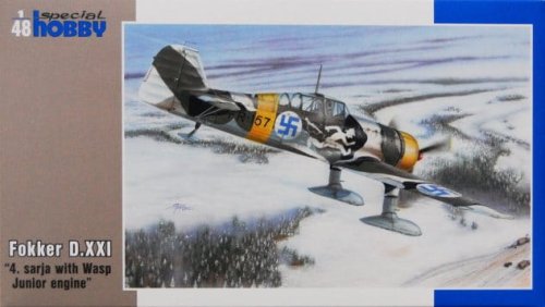 Przejdź do produktu SPECIAL HOBBY 48073 - 1:48 Fokker D.XXI 4.sarja with Wasp Junior engine
