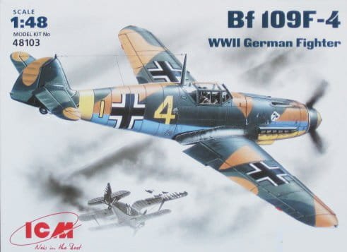 Przejdź do produktu ICM 48103 - 1:48 Bf 109F-4, WWII German Fighter