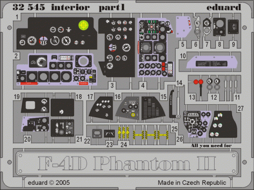 Przejdź do produktu EDUARD 32545 - 1:32 F-4D interior