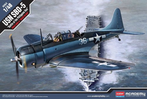 Przejdź do produktu ACADEMY 12329 - 1:48 USN SBD-5 Battle of the Philippine Sea