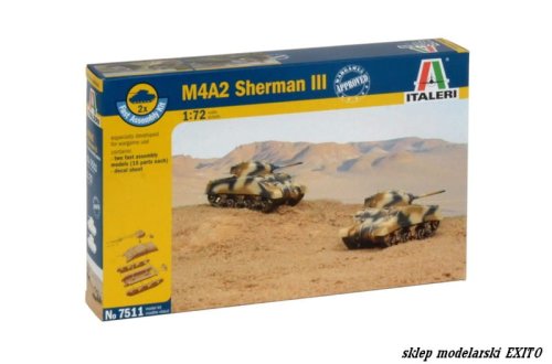Przejdź do produktu ITALERI 7511 - 1:72 M4A2 Sherman