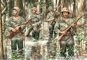 MASTER BOX 3589 - 1:35 US Marines in Jungle - WW II era