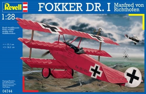 Przejdź do produktu REVELL 04744 - 1:28 Fokker Dr.I Richthofen