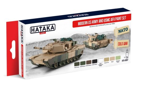 Przejdź do produktu HATAKA AS67 - Zestaw farb Modern US Army and USMC AFV
