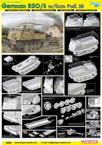 DRAGON 6684 - 1:35 German RSO/3 w/5 cm PaK 38
