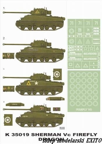 Przejdź do produktu MONTEX K35019 - 1:35 Sherman VC Firefly