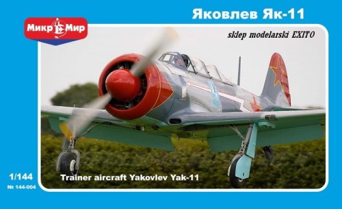 Przejdź do produktu MIKROMIR 144004 - 1:144 Yakovlev Yak-11 trainer aircraft