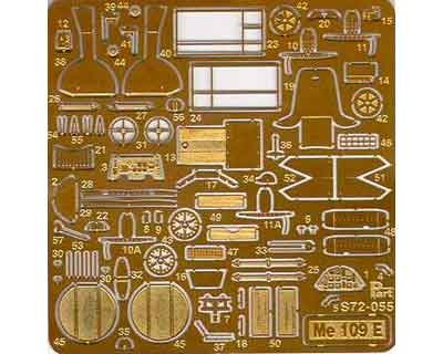 Przejdź do produktu PART S72055 - 1:72 Messerschmitt Bf 109E