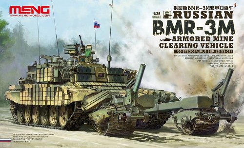 Przejdź do produktu MENG MODEL SS011 - 1:35 Russian BMR-3M Armored Mine Clearing Vehicle