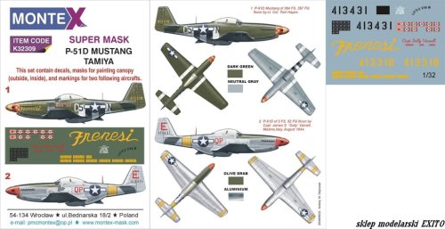 Przejdź do produktu MONTEX K32309 - 1:32 P-51D Mustang