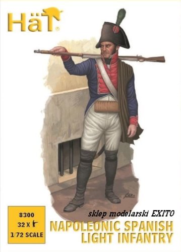 Przejdź do produktu HAT 8300 - 1:72 Napoleonic Spanish Light Infantry