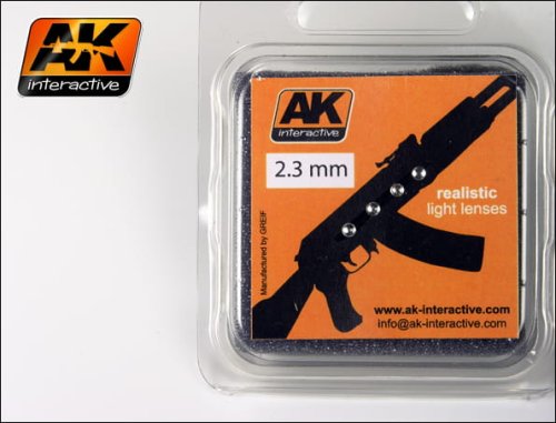 Przejdź do produktu AK INTERACTIVE 209 - Lenses for Vehicle Lights - 2,3 mm - White