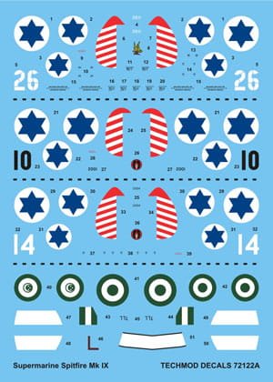 Przejdź do produktu TECHMOD 72122 - 1:72 Supermarine Spitfire Mk.IX