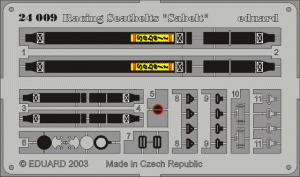 EDUARD 24009 - 1:24 Sabelt 4 points Black