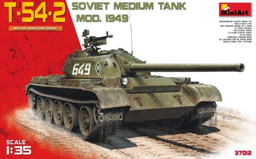 Przejdź do produktu MINIART 37012 - 1:35 T-54-2 Soviet Medium Tank Mod.1949