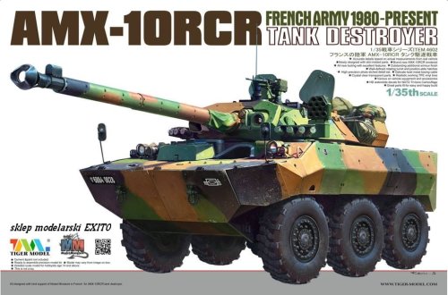 Przejdź do produktu TIGER MODEL 4602 - 1:35 French AMX-10RCR Tank Destroyer