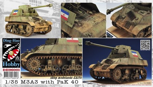 Przejdź do produktu DING-HAO 96001 - 1:35 M3A3 with PaK 40