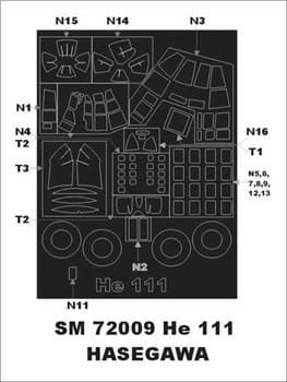 Przejdź do produktu MONTEX SM72009 - 1:72 Heinkel He 111