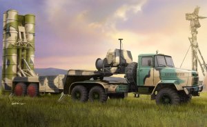 HOBBY BOSS 85511 - 1:35 Russian KrAZ-260B Tractor with 5P85TE TEL S-300PMU