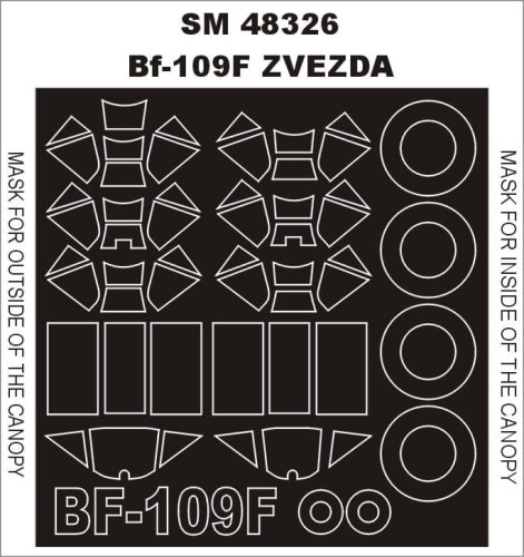 Przejdź do produktu MONTEX SM48326 - 1:48 Messerschmitt Bf 109F