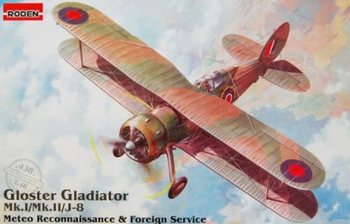 Przejdź do produktu RODEN 438 - 1:48 Gloster Gladiator Mk.II Meteorological