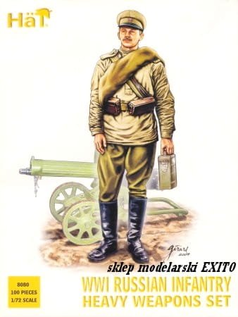 Przejdź do produktu HAT 8080 - 1:72 WWI Russian Infantry Heavy Weapons Set