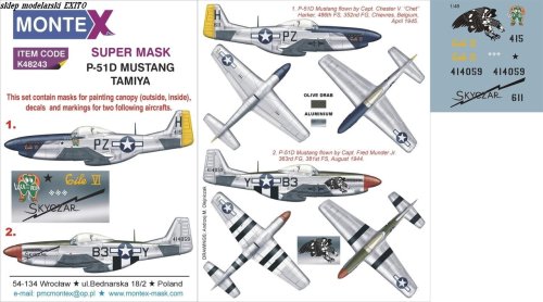 Przejdź do produktu MONTEX K48243 - 1:48 P-51D Mustang
