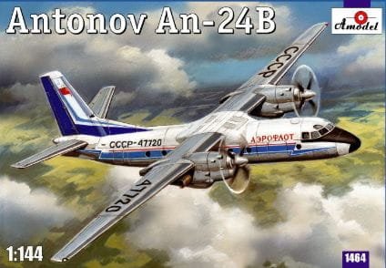 Przejdź do produktu AMODEL 1464 - 1:144 Antonov An-24B