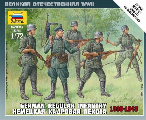 Przejdź do produktu ZVEZDA 6178 - 1:72 German Regular Infantry 1939-43