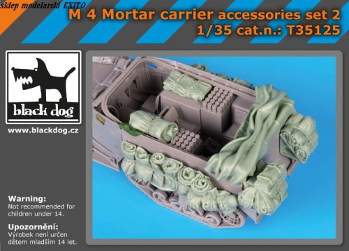 Przejdź do produktu BLACK DOG T35125 - 1:35 M 4 mortar carrier accessories set 2