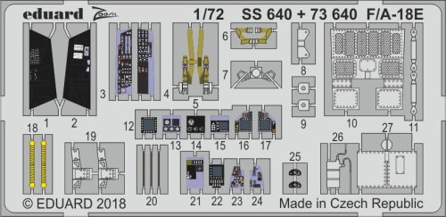 Przejdź do produktu Eduard SS640 - 1:72 F/A-18E