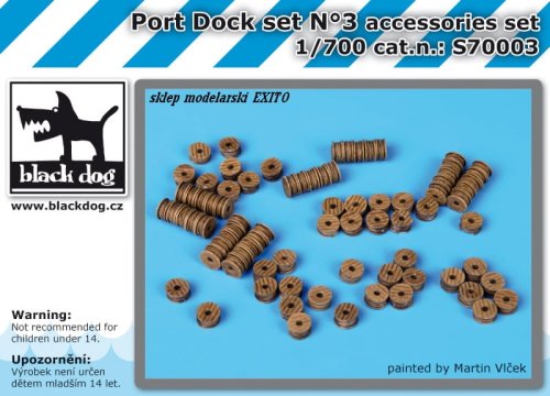 Przejdź do produktu BLACK DOG S70003 - 1:700 Port Dock set N°3 accessories set