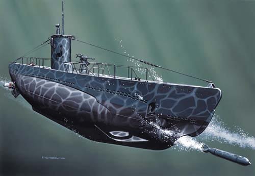 Przejdź do produktu MIRAGE 40025 - 1:400 U-60 typ II C - Niemiecki okręt podwodny