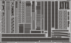 EDUARD 53036 - 1:350 Bismark railings and turrets