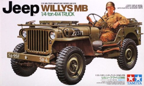 Przejdź do produktu TAMIYA 35219 - 1:35 Jeep Willys MB 1/4-ton 4x4 truck