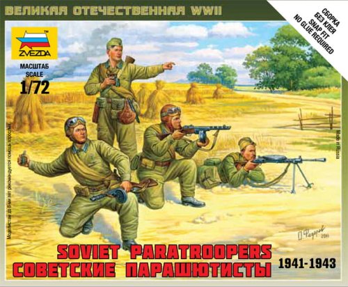 Przejdź do produktu ZVEZDA 6138 - 1:72 Soviet Paratroopers 1941-1943