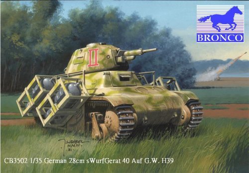 Przejdź do produktu BRONCO CB 35002 - 1:35 German 28cm sWurfGerat 40 Auf G.W. H38/39