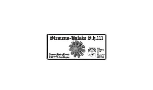 Przejdź do produktu COPPER STATE MODELS CSM E48015 - 1:48 Siemens-Halske SH.III 160 H.P.