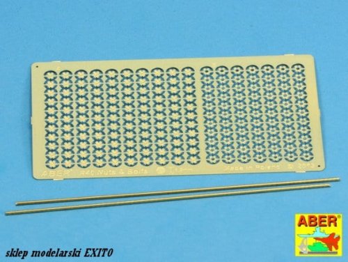 Przejdź do produktu ABER R-40  - 1:16 Hexagonal bolts & nuts 1,5mm