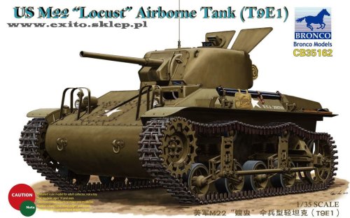 Przejdź do produktu BRONCO CB 35162 - 1:35 US M22 Locust - Airborne Tank (T9E1)