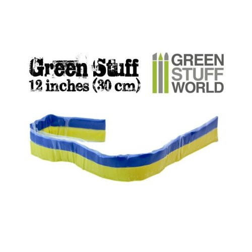 Przejdź do produktu GREEN STUFF 9003 - Green Stuff Tape 30 cm - Masa modelarska dwuskładnikowa