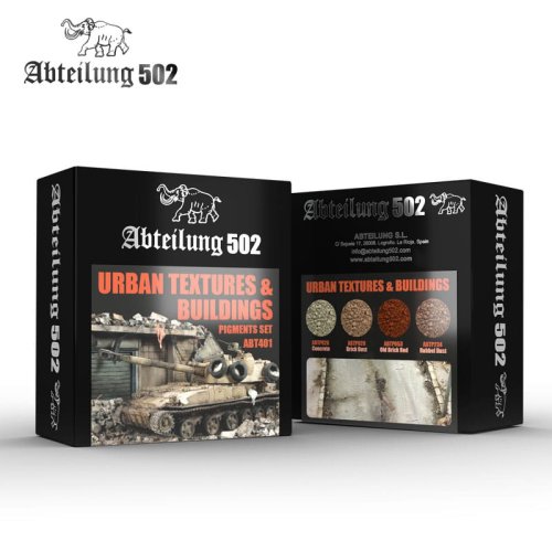 Przejdź do produktu ABTEILUNG 502 ABT401 - Urban Textures & Buildings Pigments Set 4 x 20 ml