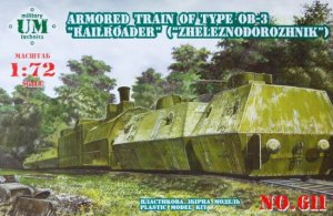 UNIMODELS 611 - 1:72 Armored Train type OB-3