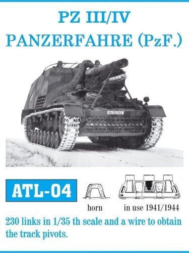 Przejdź do produktu Friulmodel ATL-004 - 1:35 Metalowe gąsienice Pz.Kpfw.III / IV / Panzerfahre 1941-1944