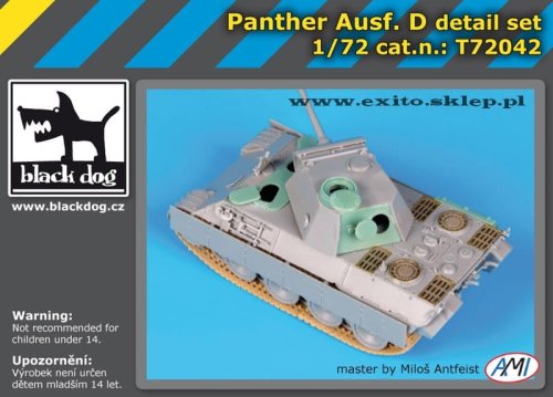 Przejdź do produktu BLACK DOG T72042 - 1:72 Panther Ausf.D detail set