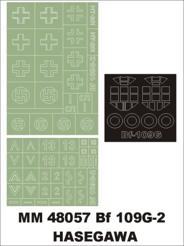 Przejdź do produktu MONTEX MM48057 - 1:48 Messerchmitt Bf-109 G-2