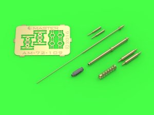 MASTER AM-72-109 - 1:72 AH-64 Apache lufa działka M230 30mm rurki Pitota i antena