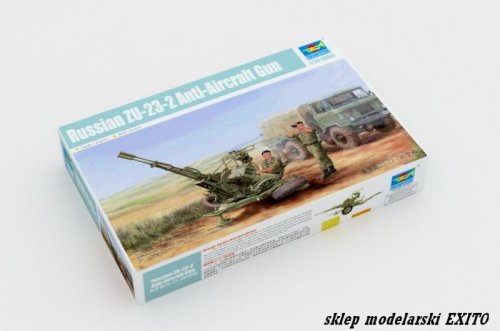 Przejdź do produktu TRUMPETER 02348 - 1:35 Russian ZU-23-2 Anti-Aircraft Gun